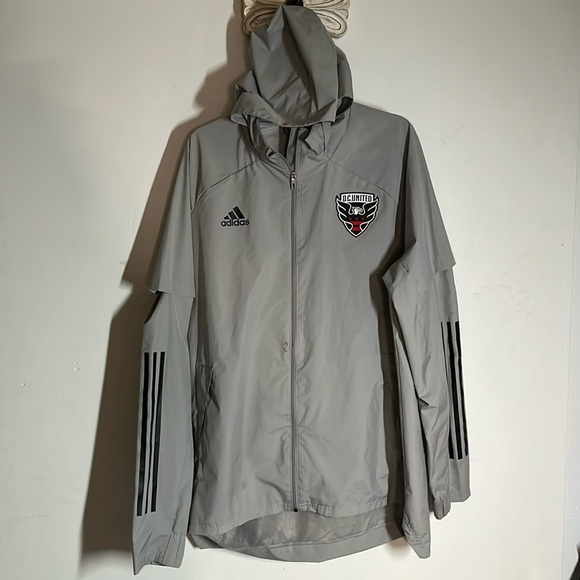 Adidas Sz XL D.C. United Windbreaker - Picture 1 of 11